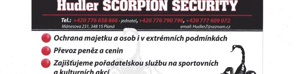 Hudler Scorpion Security Planá s.r.o.